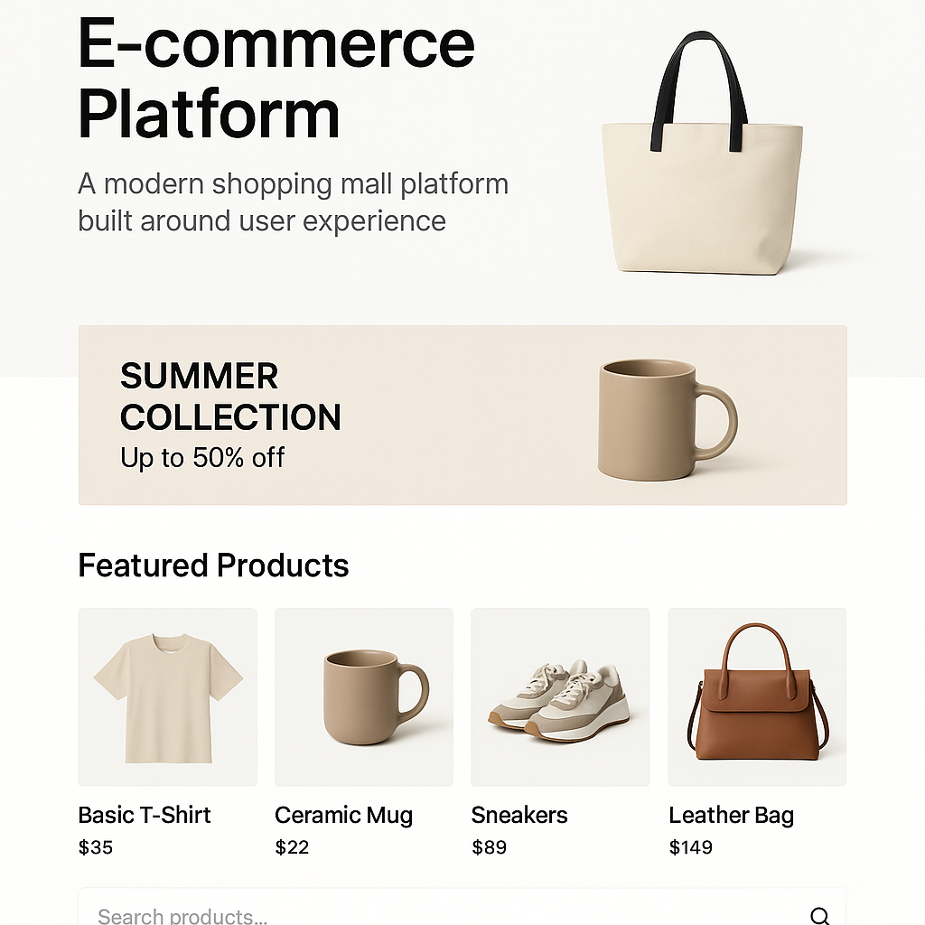 이커머스 플랫폼